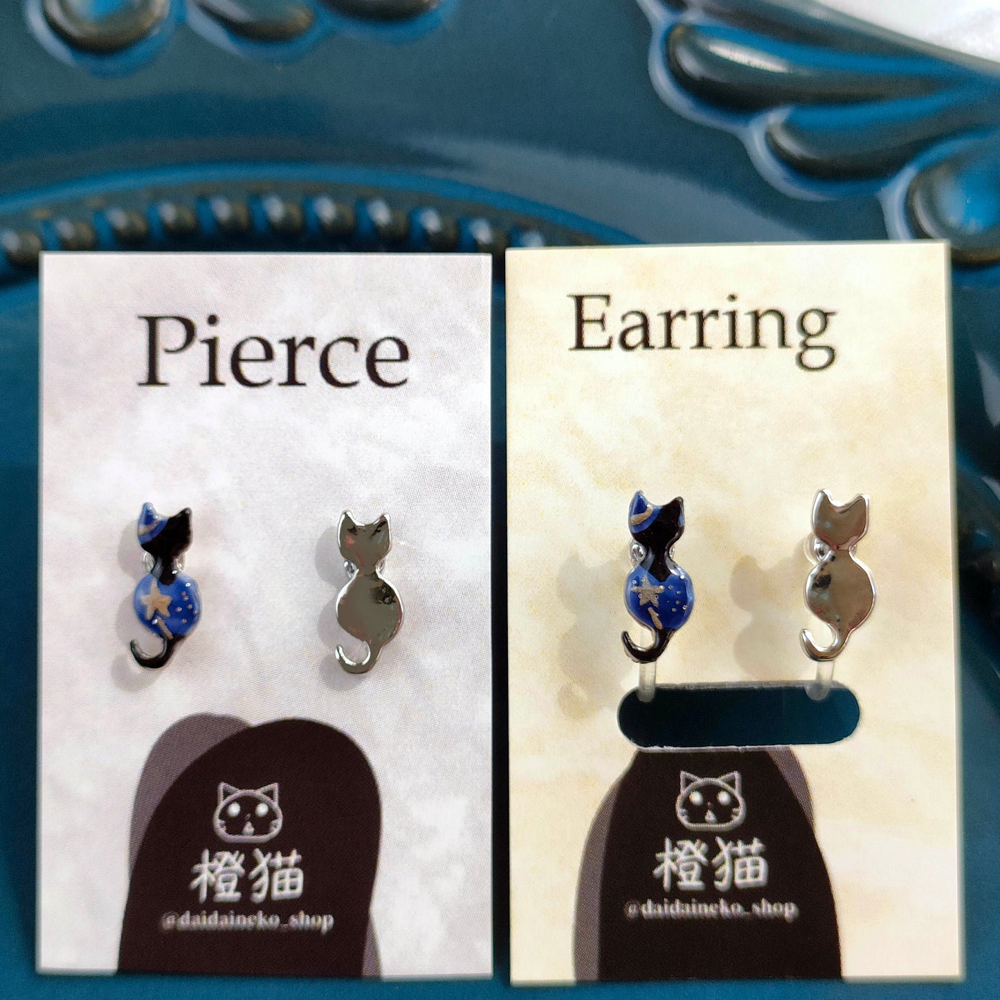一番小さい猫　ピアス・イヤリング